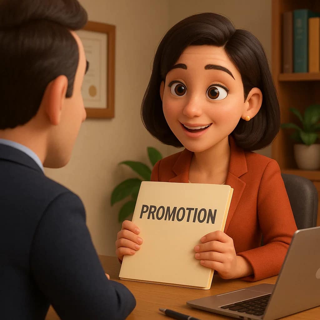 Asking for a promotion in English